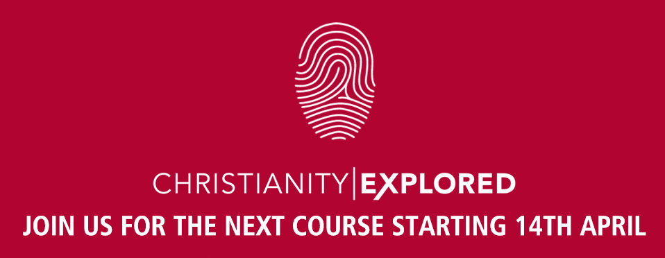 The course started 14th April but you'd still be welcome to join us - every Sunday evening at 7.30pm